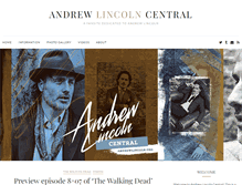 Tablet Screenshot of andrewlincoln.org